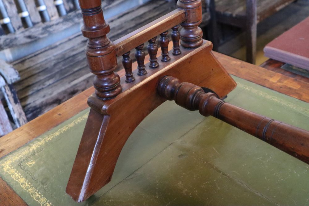 A Victorian Aesthetic period mahogany occasional table, width 105cm